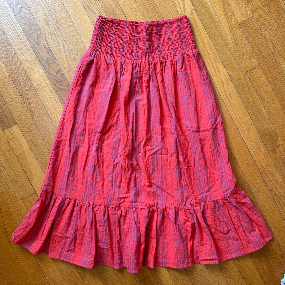 Plaid Peasant Skirt - Universal thread size XS